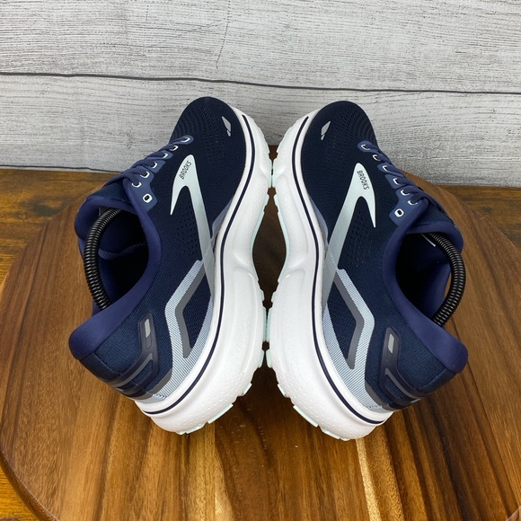 Brooks Ghost 15 Peacoat Pearl Salt Air Running Shoes 1203801B450 Women Size 11.5 - Picture 9 of 12